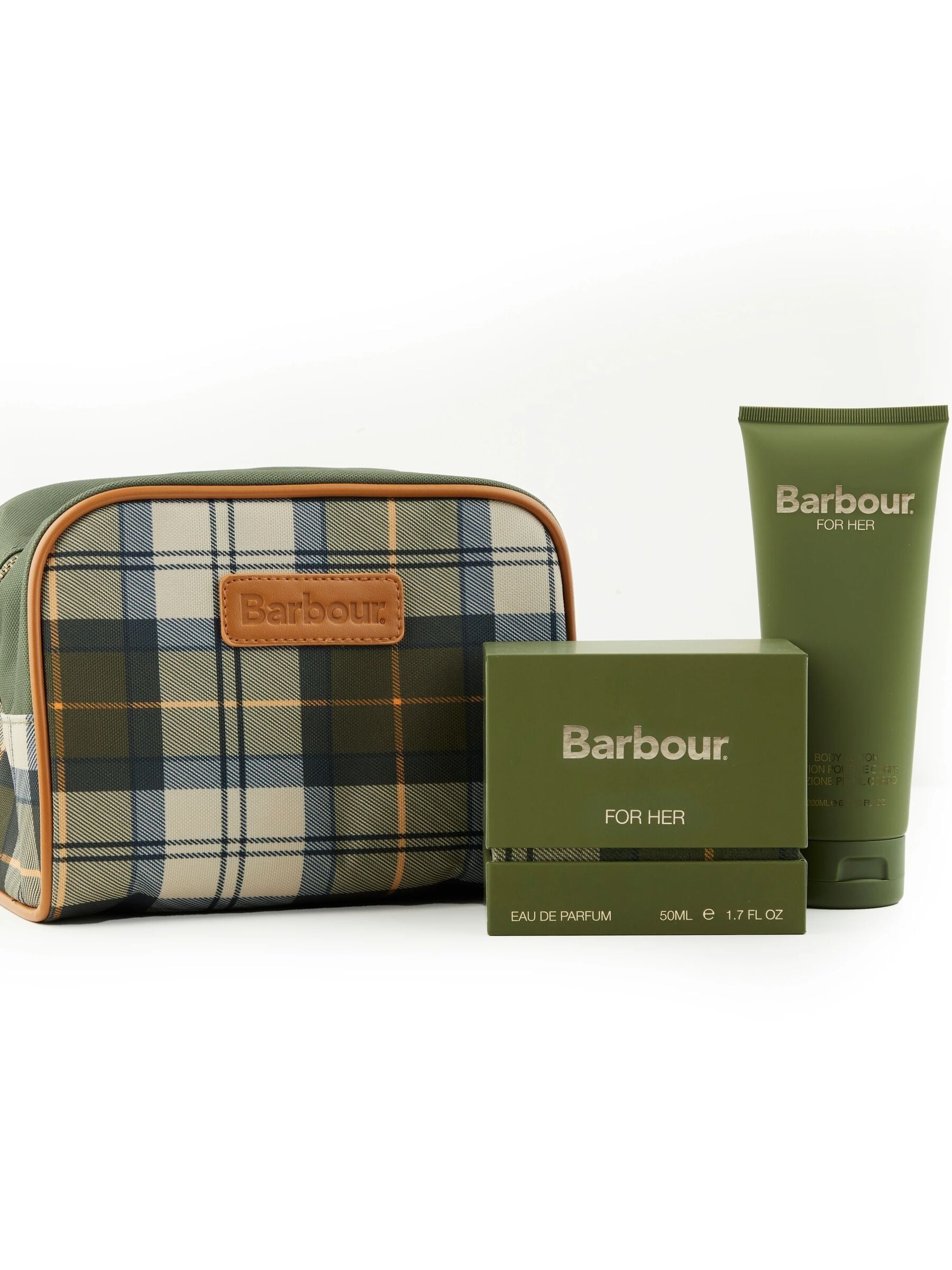 Barbour Heritage Essentials fragrance and body lotion set - British product