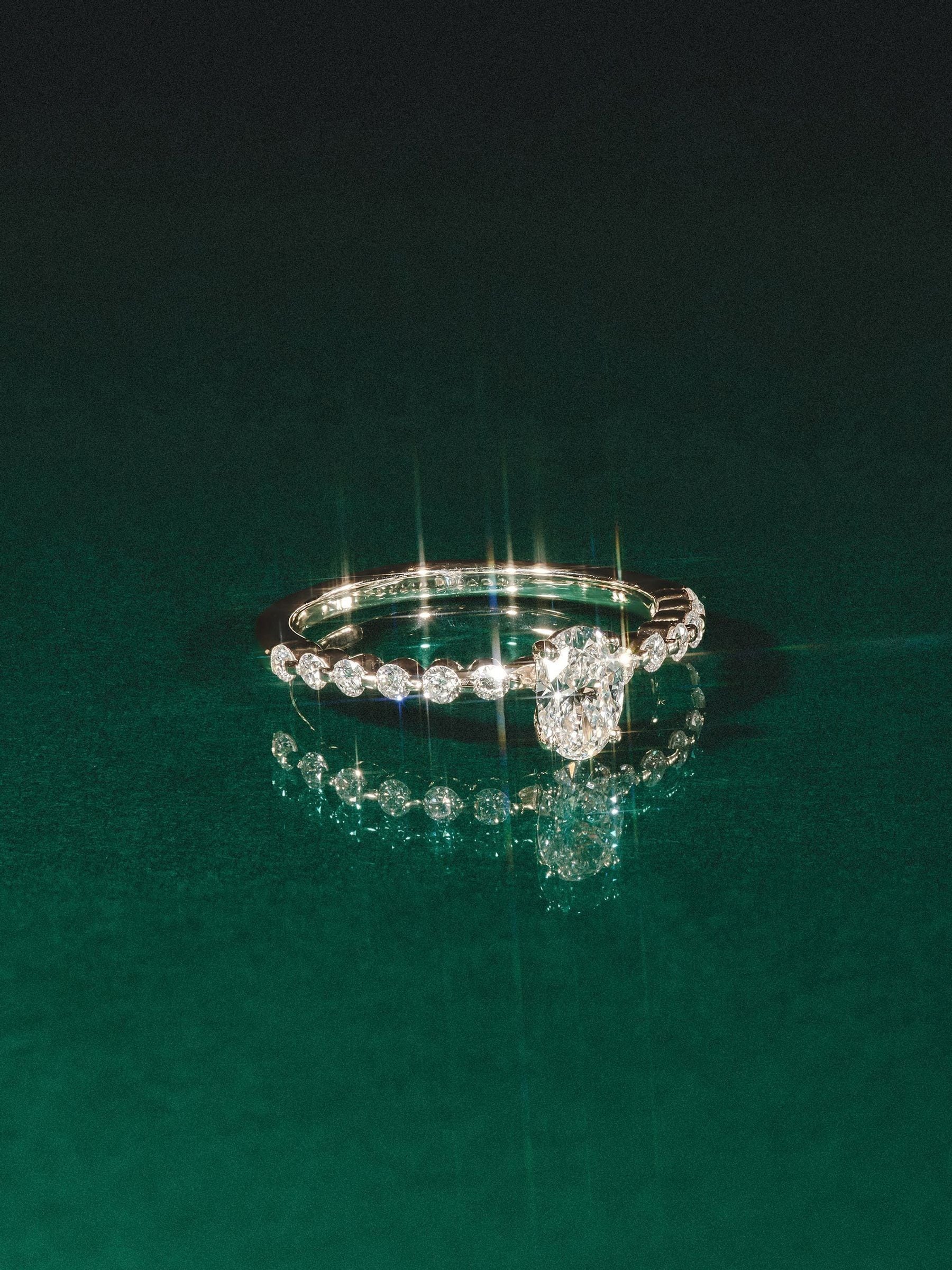 Solstice oval diamond ring by The Diamond Store, 0.80ct lab-grown (British brand)