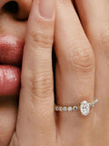 Solstice oval diamond ring by The Diamond Store, 0.80ct lab-grown (British brand)