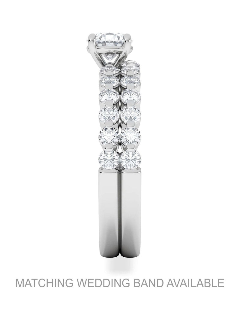 The Diamond Store White Solstice lab diamond solitaire engagement ring 0.80ct (British brand)