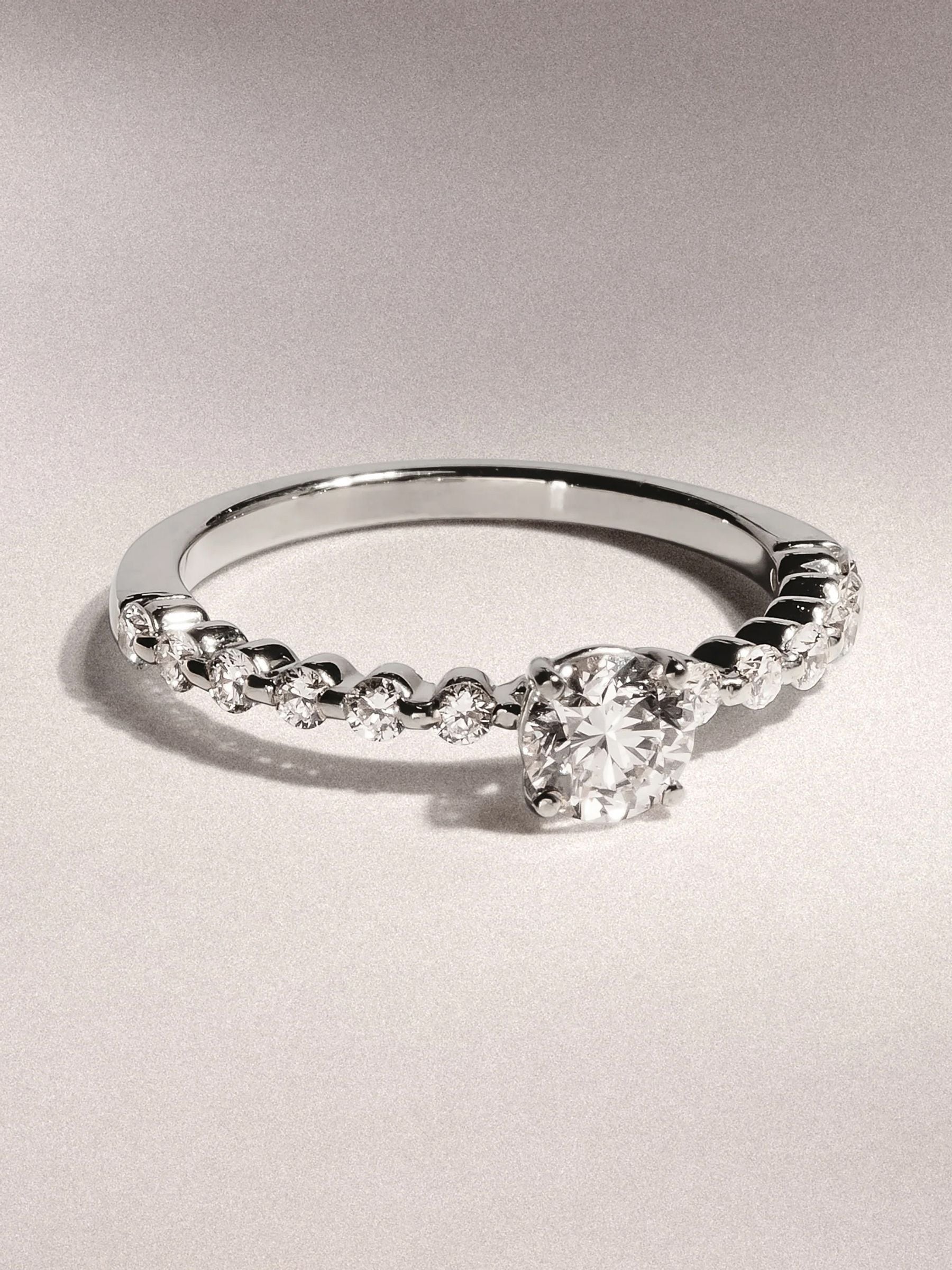 The Diamond Store White Solstice lab diamond solitaire engagement ring 0.80ct (British brand)