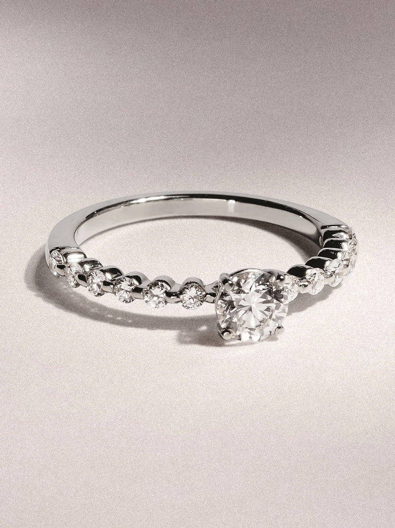 The Diamond Store White Solstice lab diamond solitaire engagement ring 0.80ct (British brand)