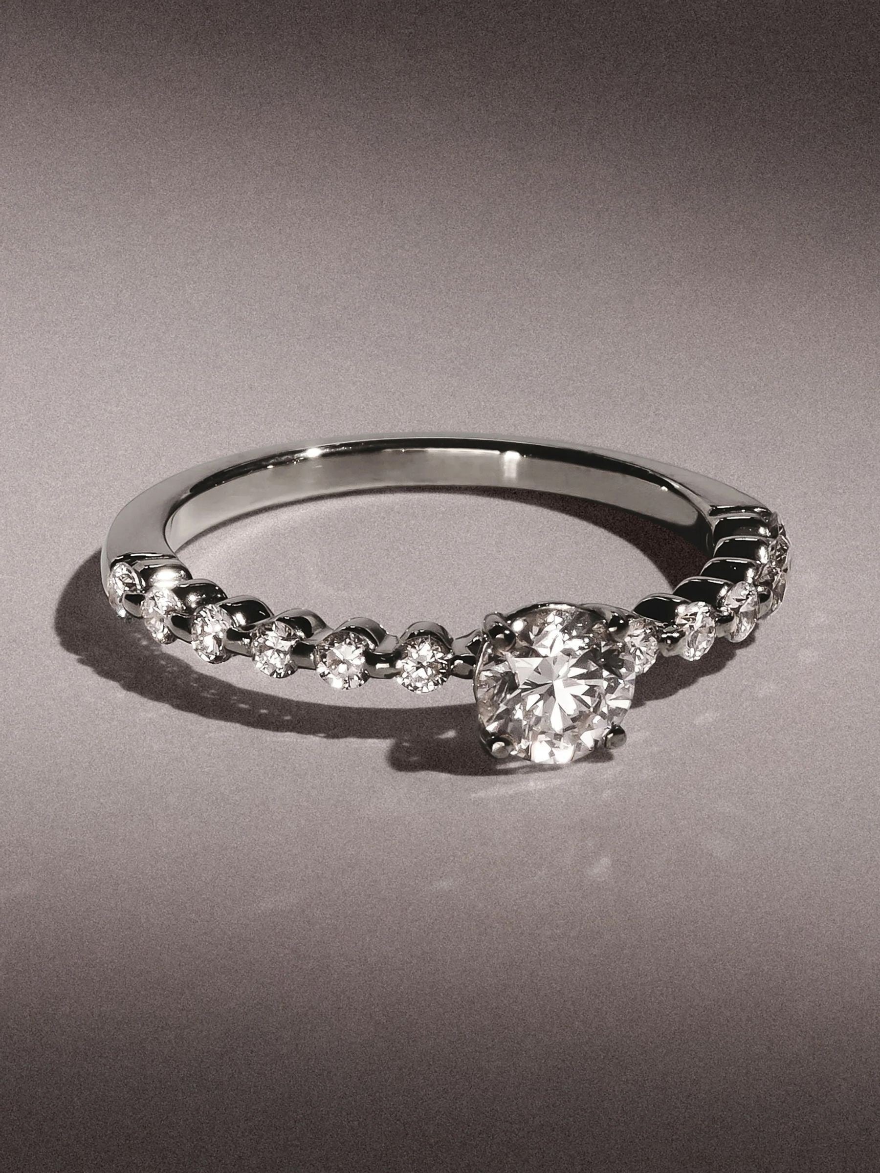 The Diamond Store White Solstice lab diamond solitaire engagement ring 0.80ct (British brand)