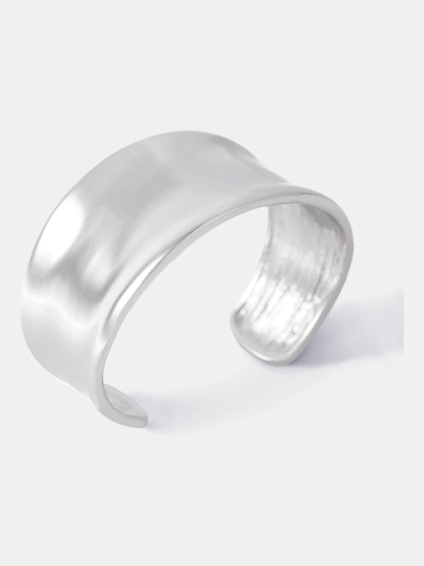Silver-Tone Chunky Cuff Bracelet