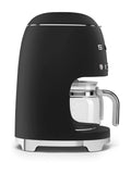 Smeg Black 50s Style 1.4L Drip Coffee Machine