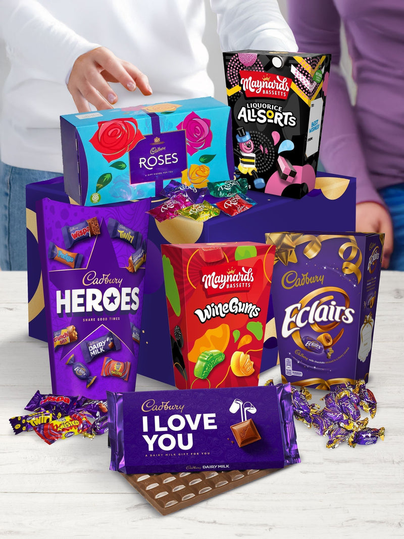 Cadbury I Love You Sharing Large Chocolate Hamper - British product