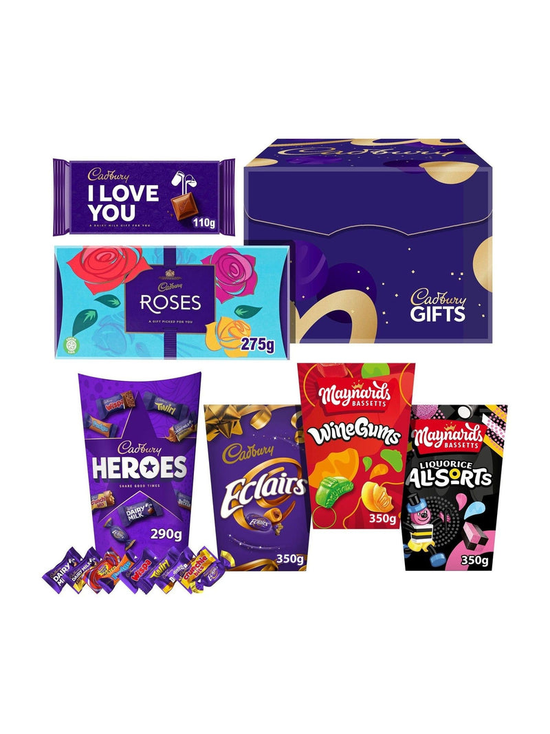 Cadbury I Love You Sharing Large Chocolate Hamper - British product