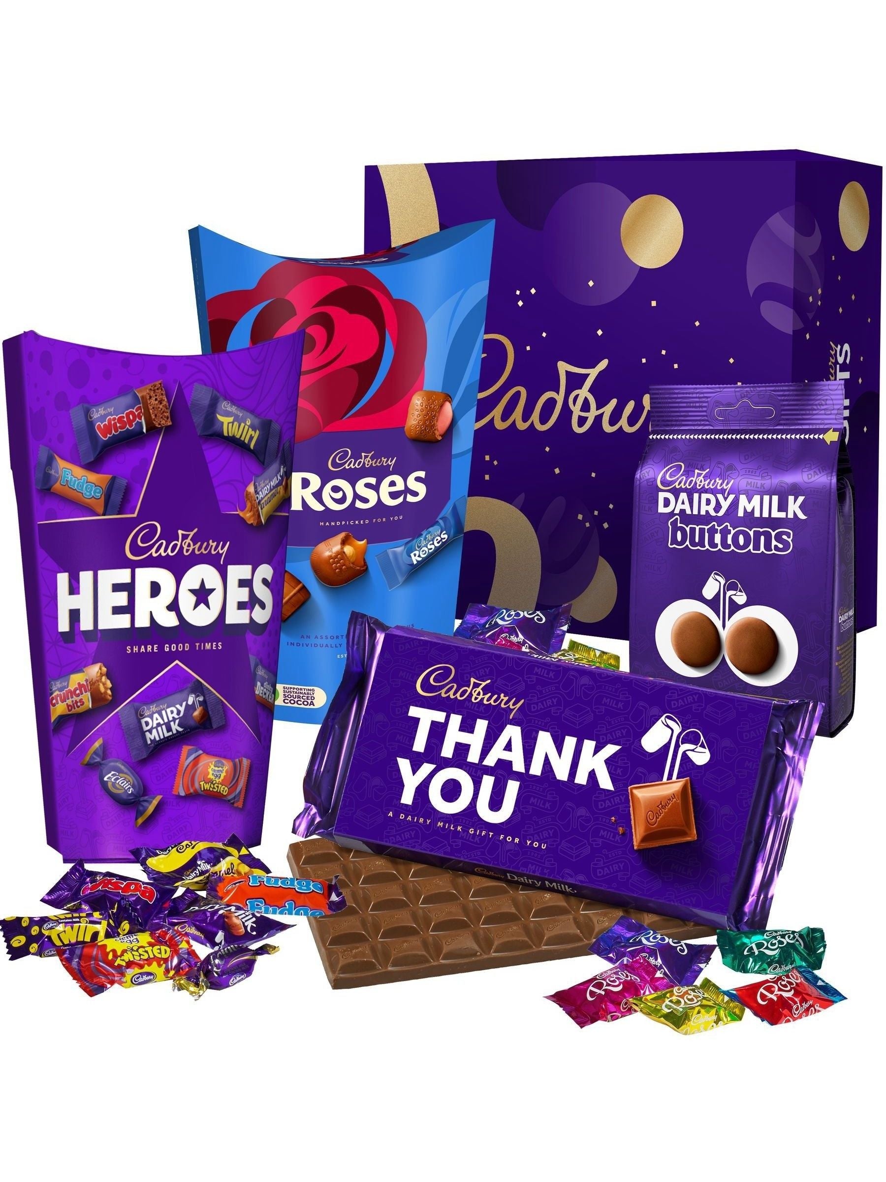 Cadbury Thank You chocolate sharing hamper medium - British product