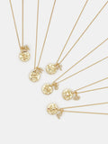 Accessorize gold-plated zodiac charm necklace - British product
