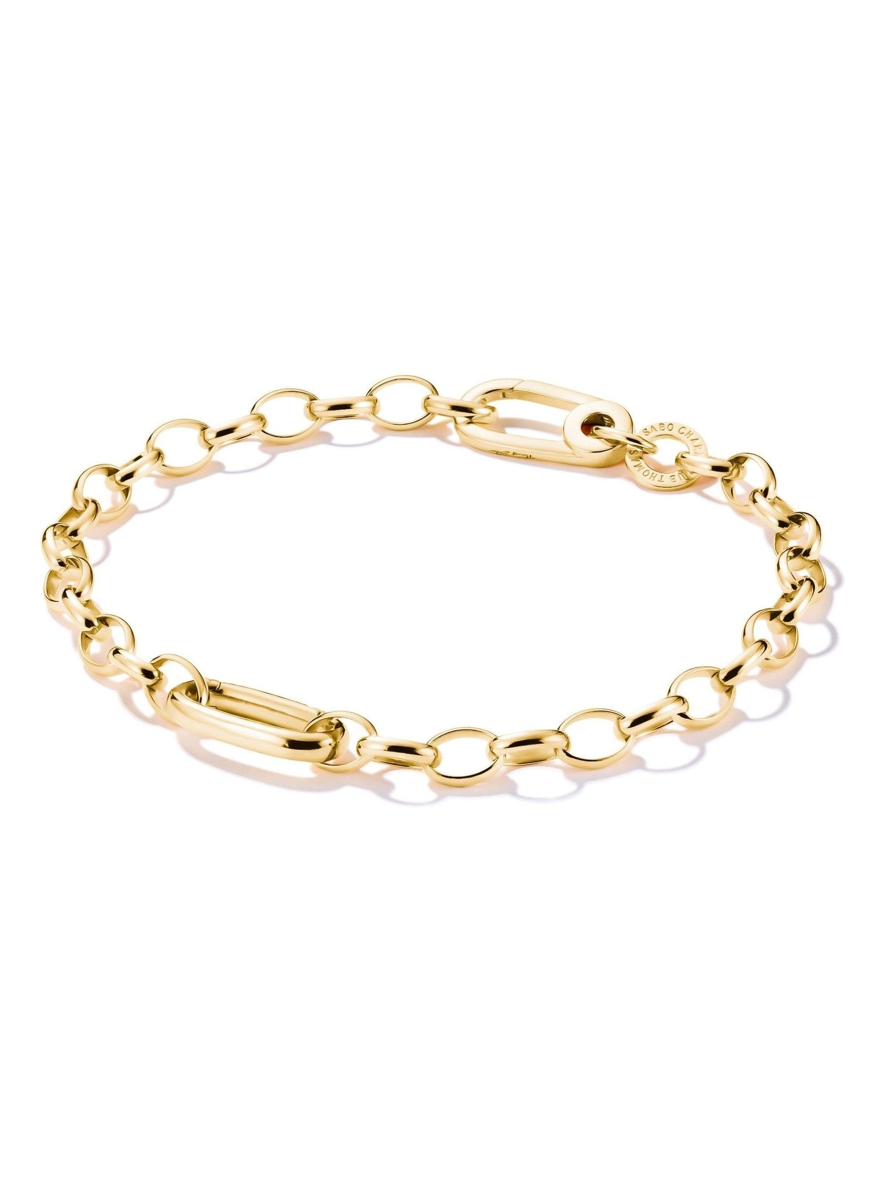 Thomas Sabo gold tone charm bracelet 19cm (British brand)