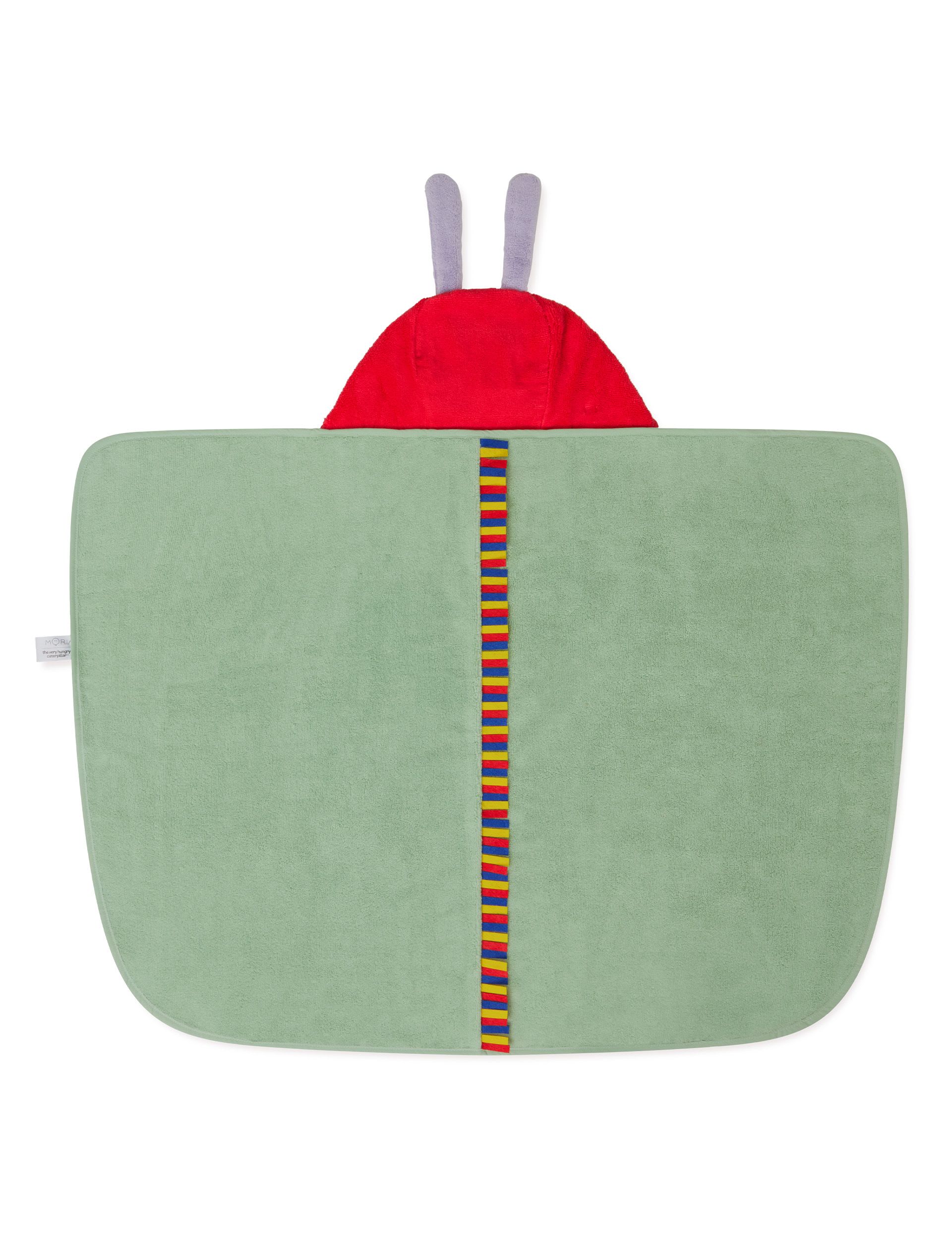 MORI Very Hungry Caterpillar hooded towel (British brand)