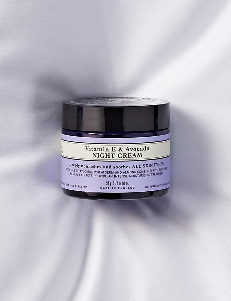 Neal's Yard Remedies Vitamin E Avocado Night Cream 50g (British brand)