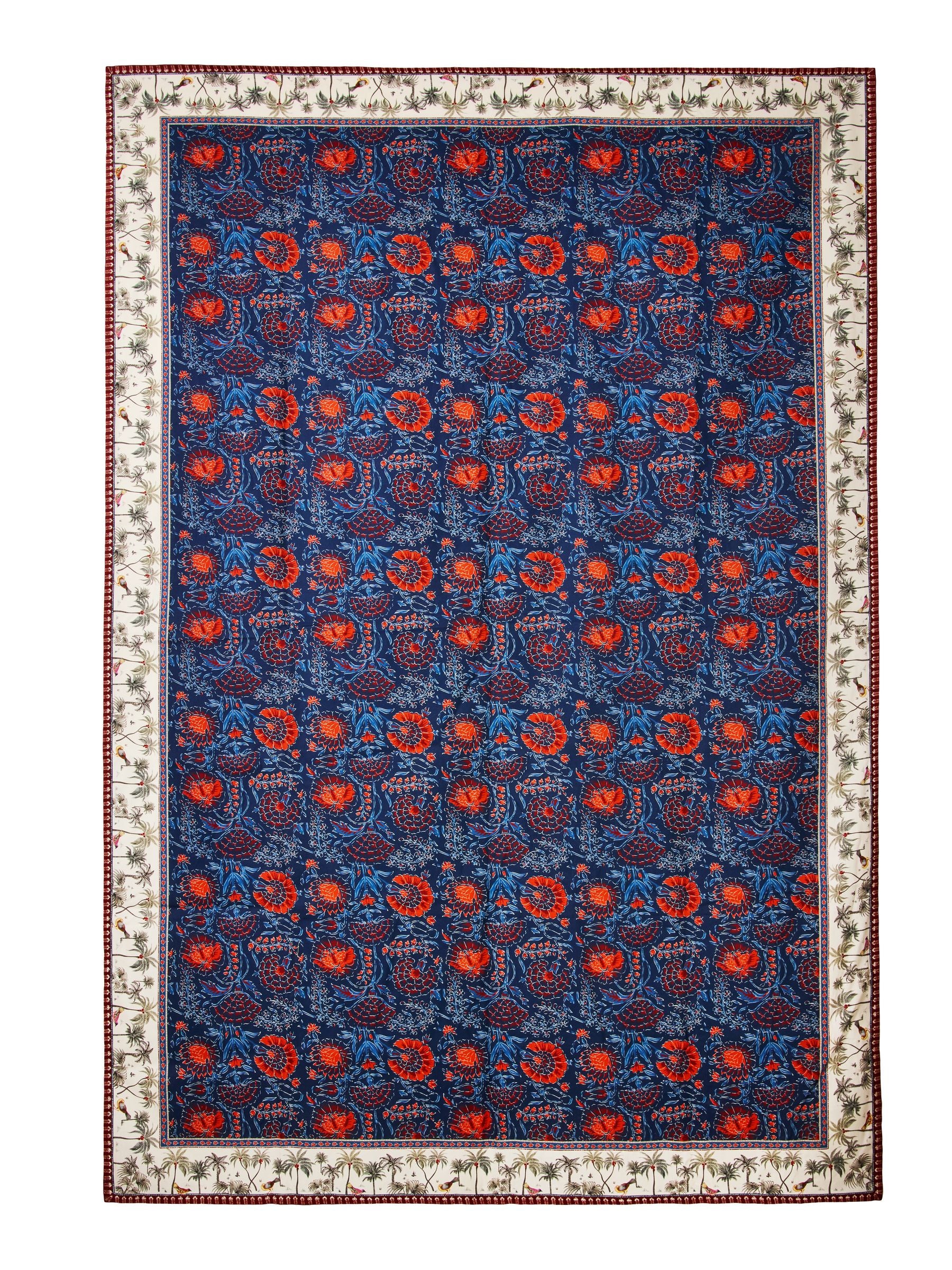 Joe Browns Blue Serene Bohemian tablecloth 152cm x 219cm, UK version