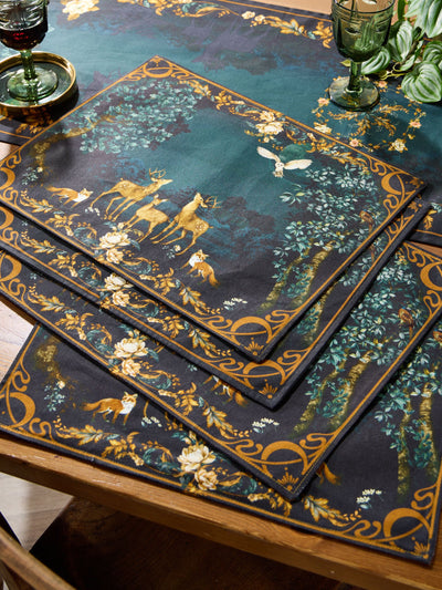 Joe Browns 4 Pack Green Forest Oasis Placemats