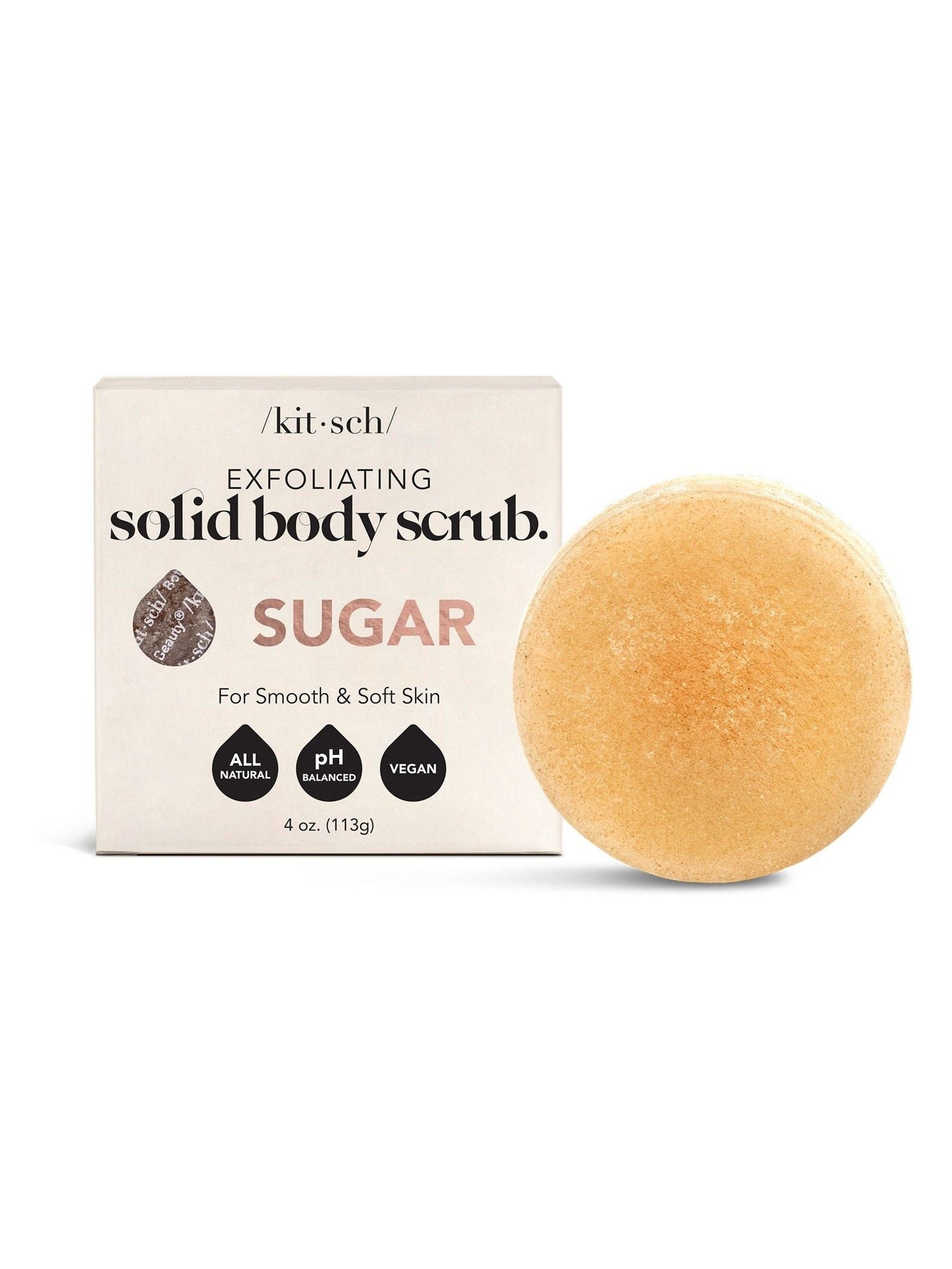 Kitsch Sugar Exfoliating Solid Body Scrub Bar