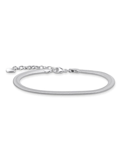 Thomas Sabo Silver Tone Snake Bracelet Adjustable 16-19cm