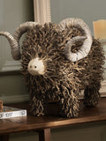 Voyage Maison Brown Betty Hand Crafted Ram Wooden Sculpture