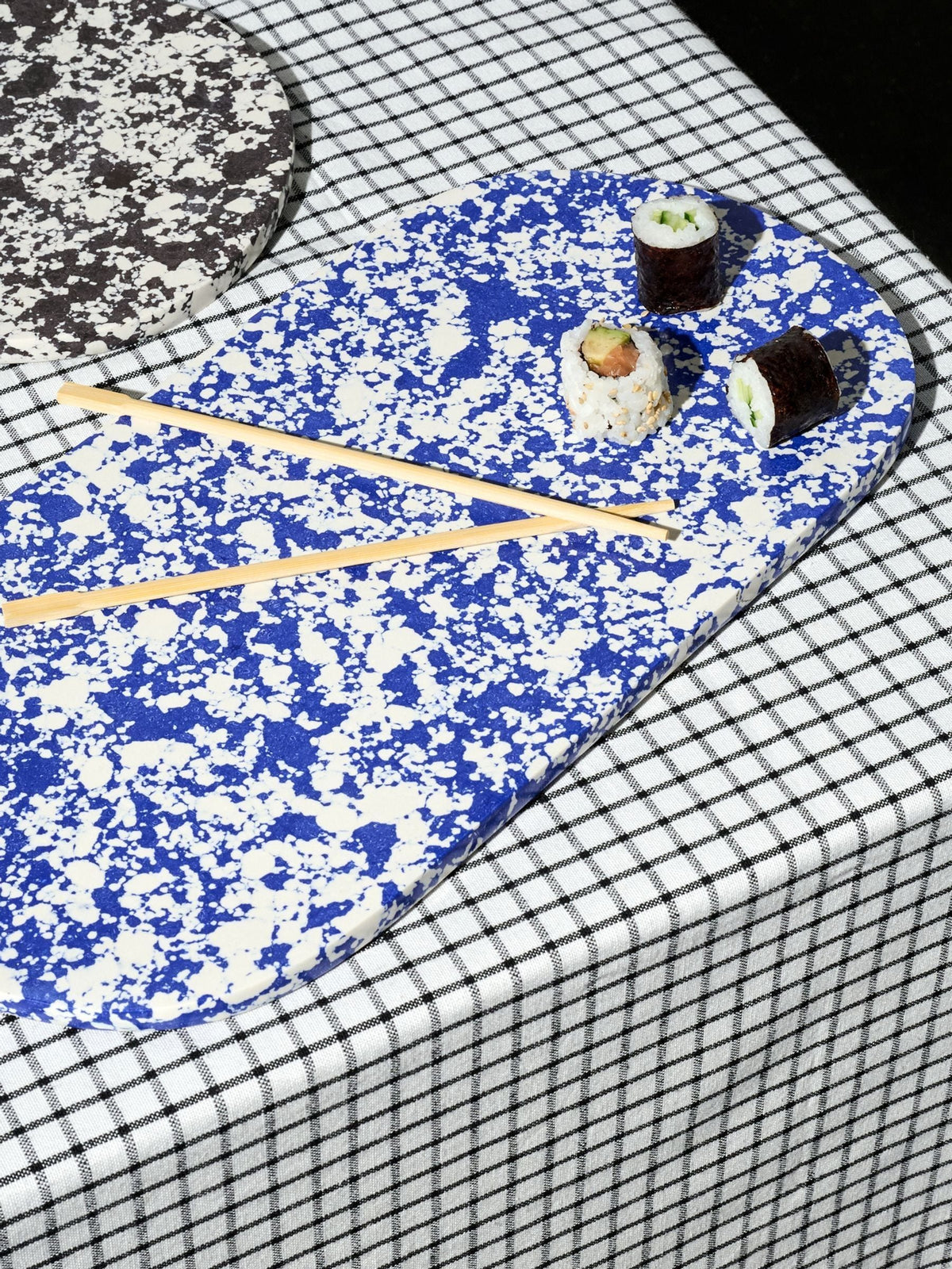 Curateology Blue Rock Large Serving Platter - British product