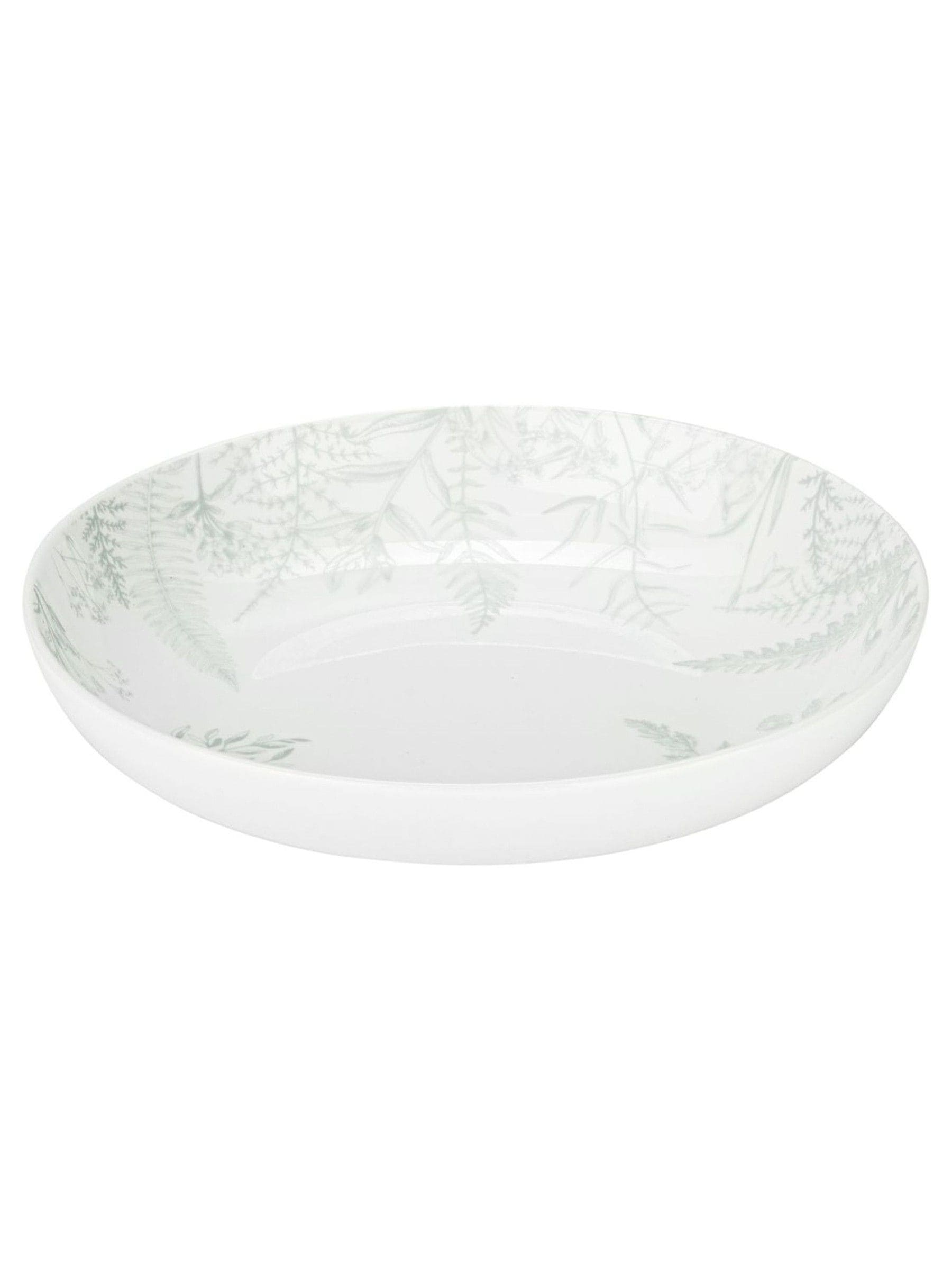 Mary Berry Set of 4 Green Botanical Pasta Bowls