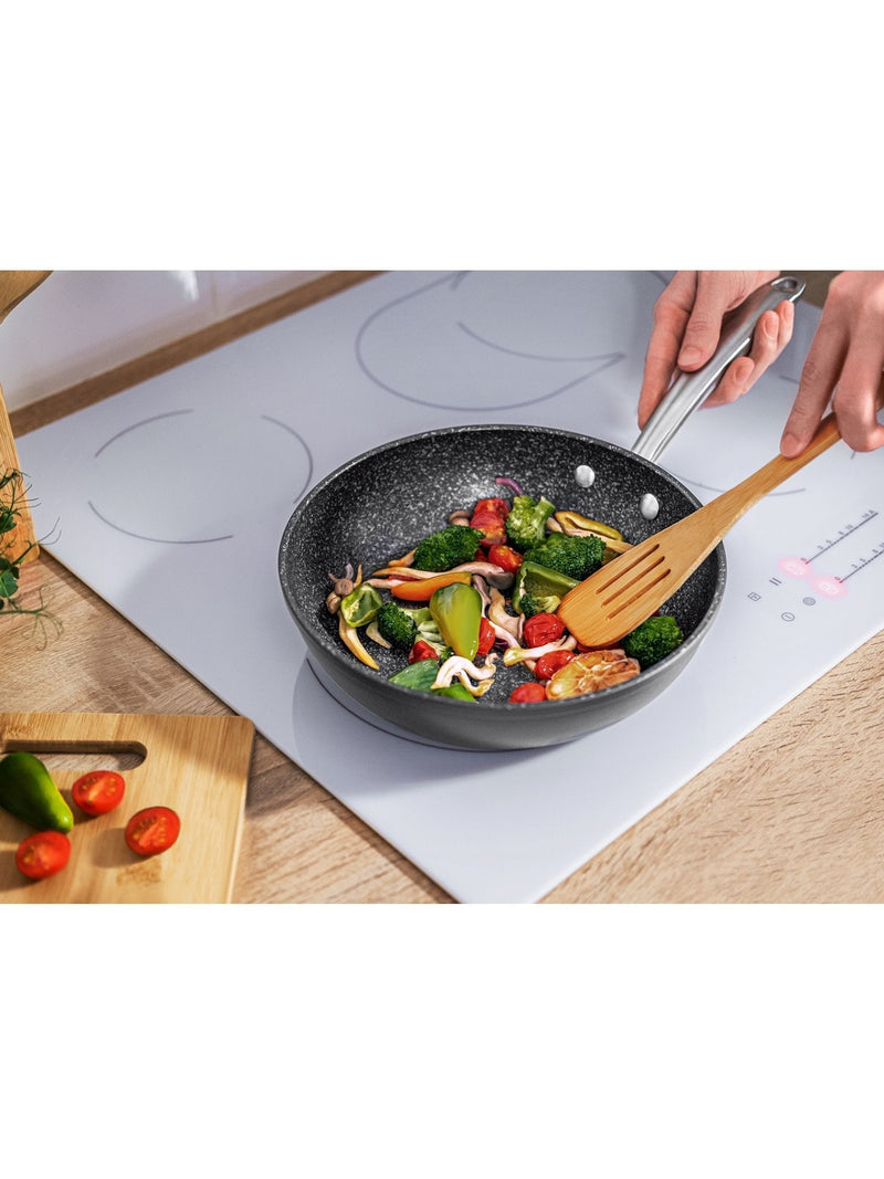 Prestige Black Scratch Guard 29cm frying pan, imported from the UK