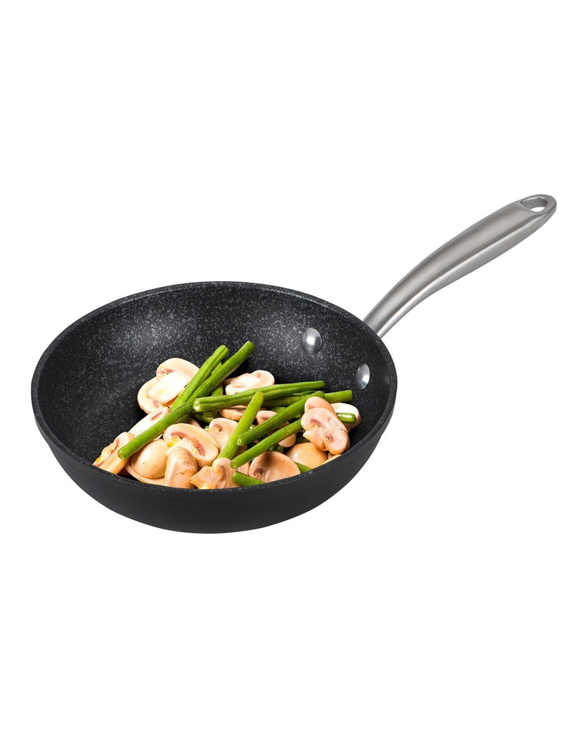 Prestige Black Scratch Guard 29cm frying pan, imported from the UK