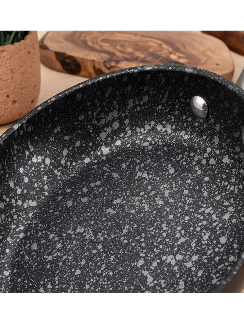 Prestige Scratch Guard Black Aluminium Frying Pan 21cm, imported from the UK