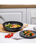 Prestige Scratch Guard Black Aluminium Frying Pan 21cm, imported from the UK