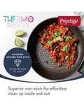 Prestige Black Thermosmart frying pan 30cm, imported from the UK