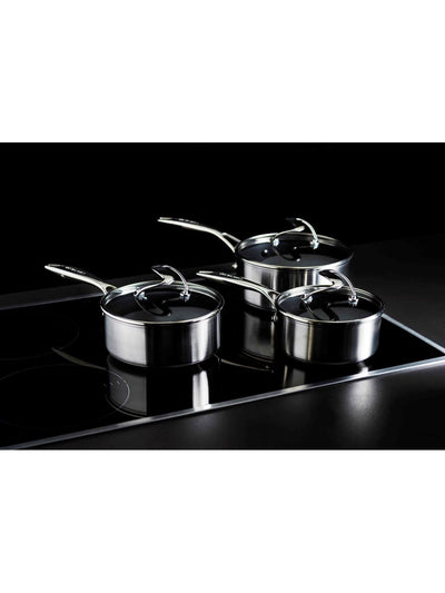 Circulon Silver S Series Steelshield Stainless Steel Hybrid Non-Stick 3-Piece Cookware Set