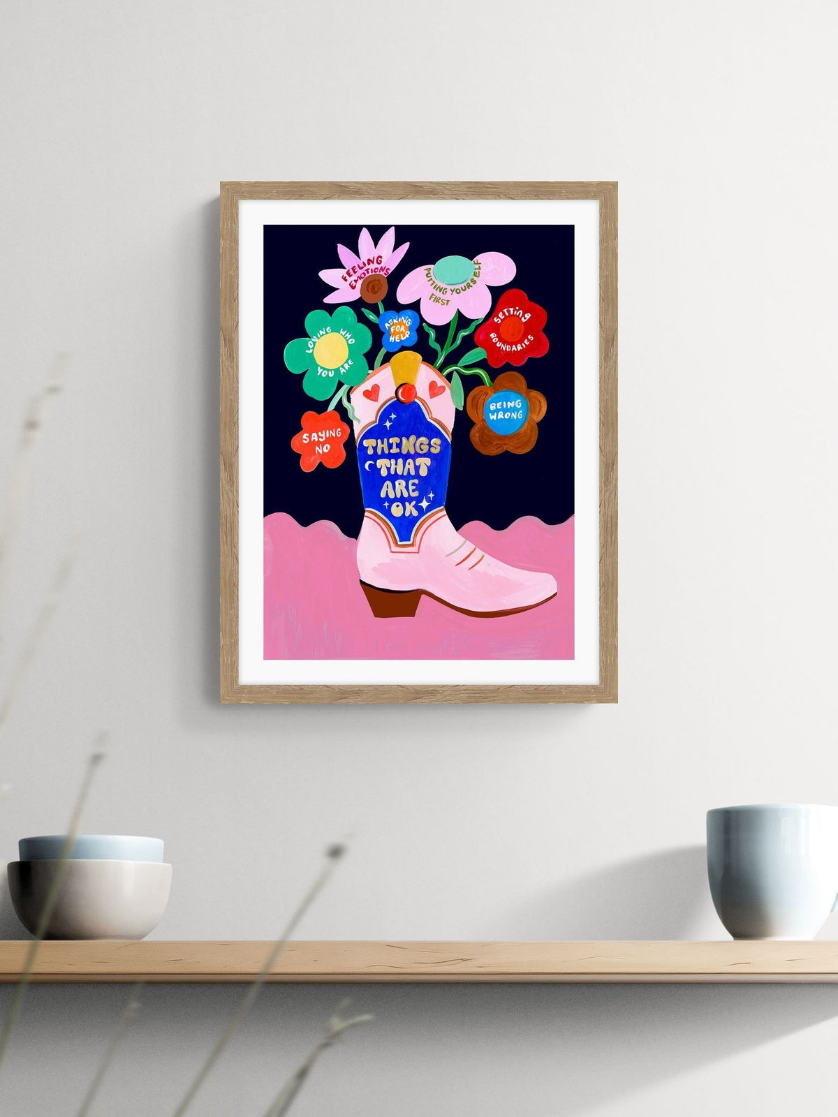 Eleanor Bowmer Things That Are OK art print 42x32cm - British product