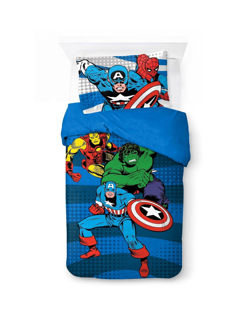 Jay Franco Grey Marvel Comics Avengers 100 Cotton Single Duvet Cover Set