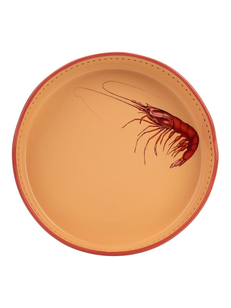 Yvonne Ellen Orange Large Shrimp Round Roaster