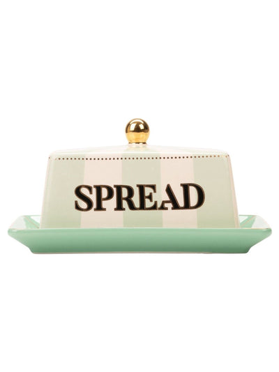 Yvonne Ellen Green Elephant Butter Dish