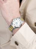 Sekonda Beaumont Silver White Classic watch 40mm (British brand)
