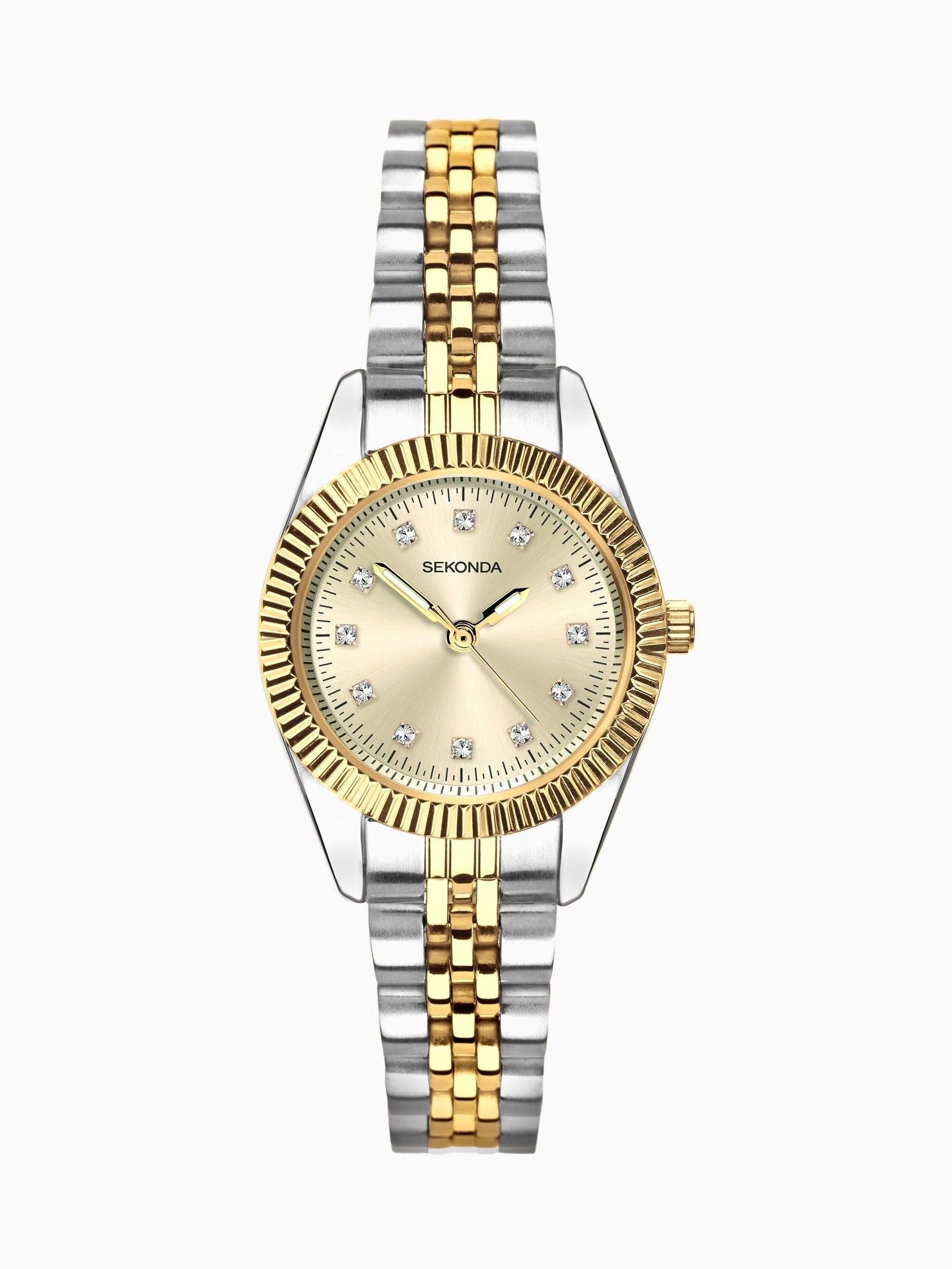 Sekonda Francis silver tone watch 26mm (British brand)