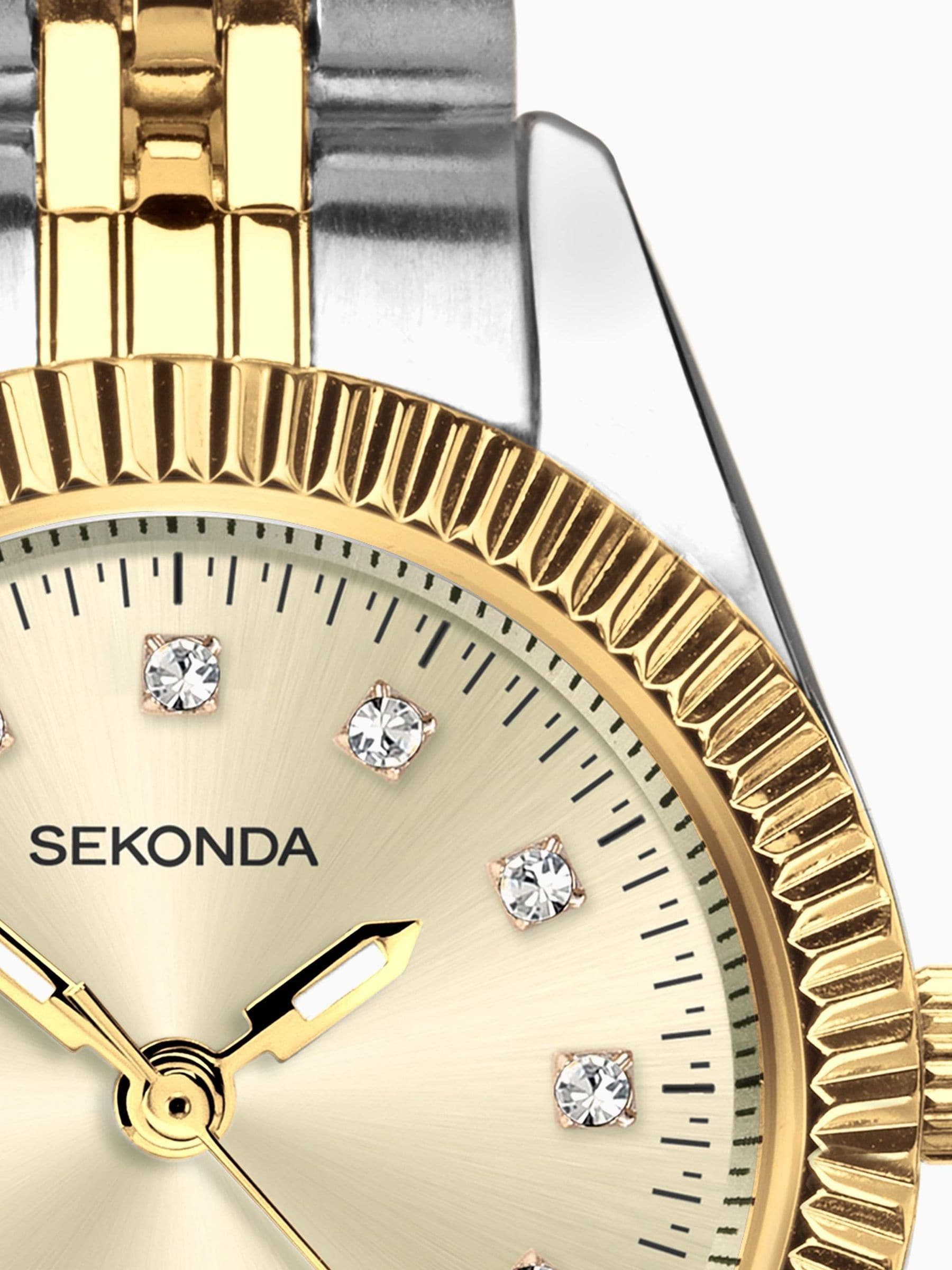 Sekonda Francis silver tone watch 26mm (British brand)