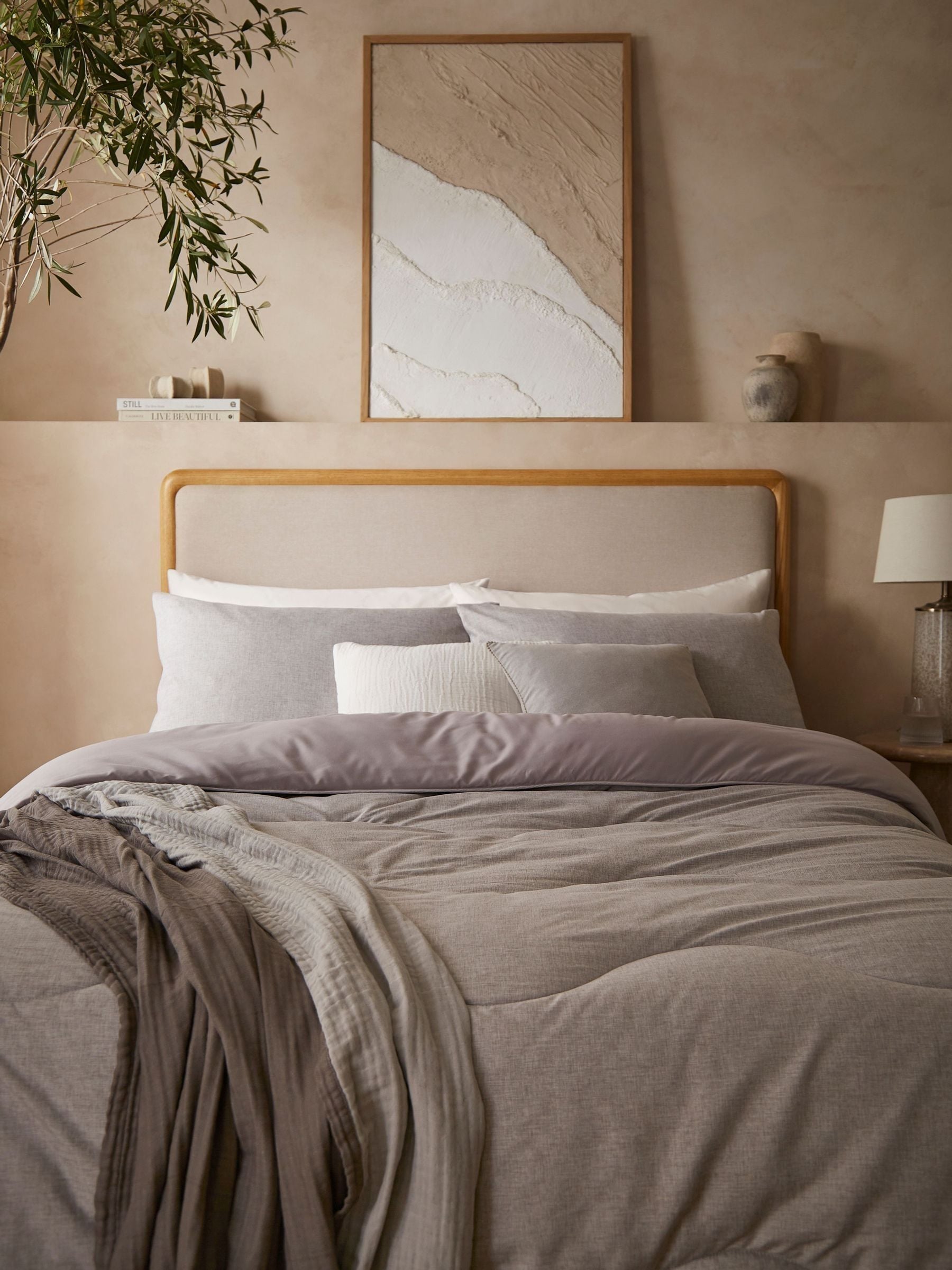 Night Lark 10.5 Tog Coverless Duvet and Pillowcase Set, imported from the UK