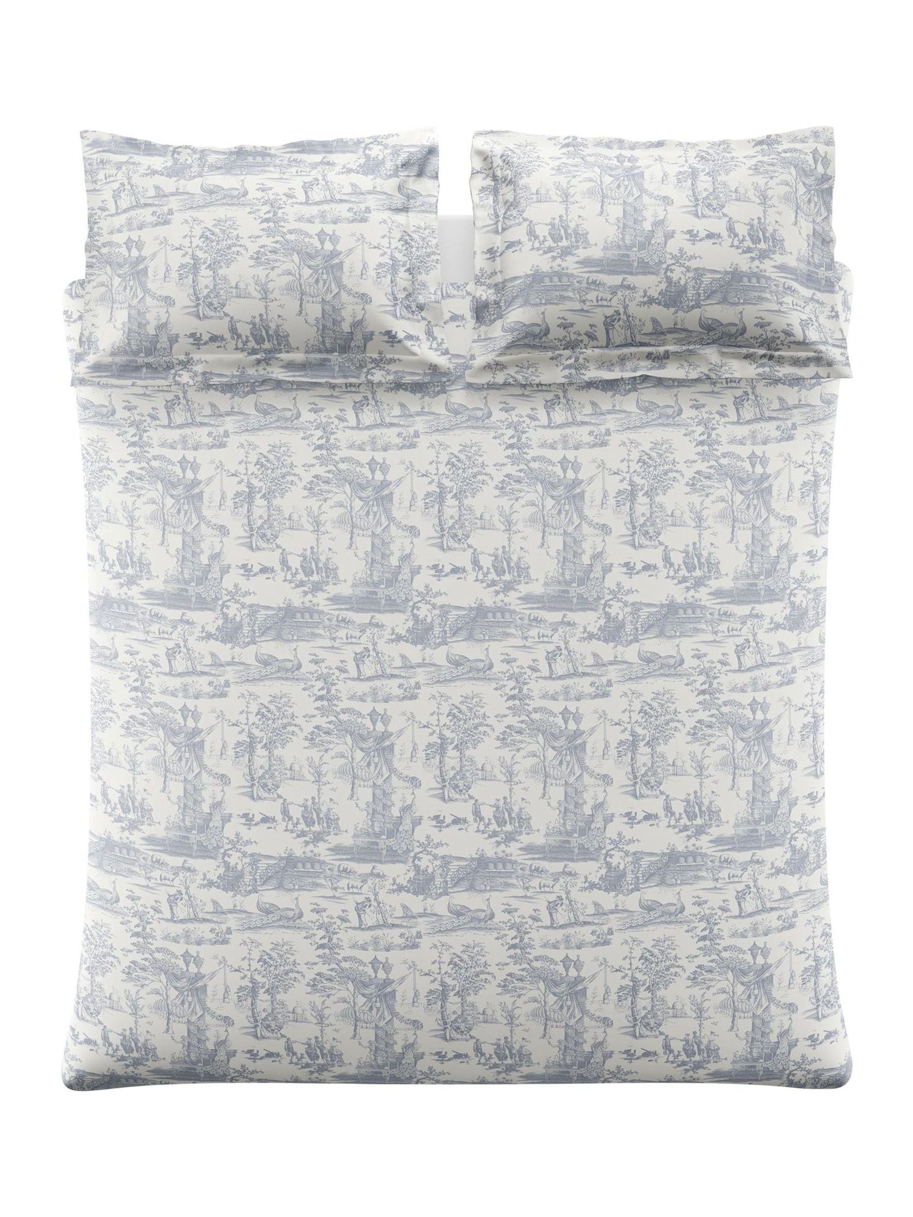Laura Ashley Blue Toile duvet cover set, UK version