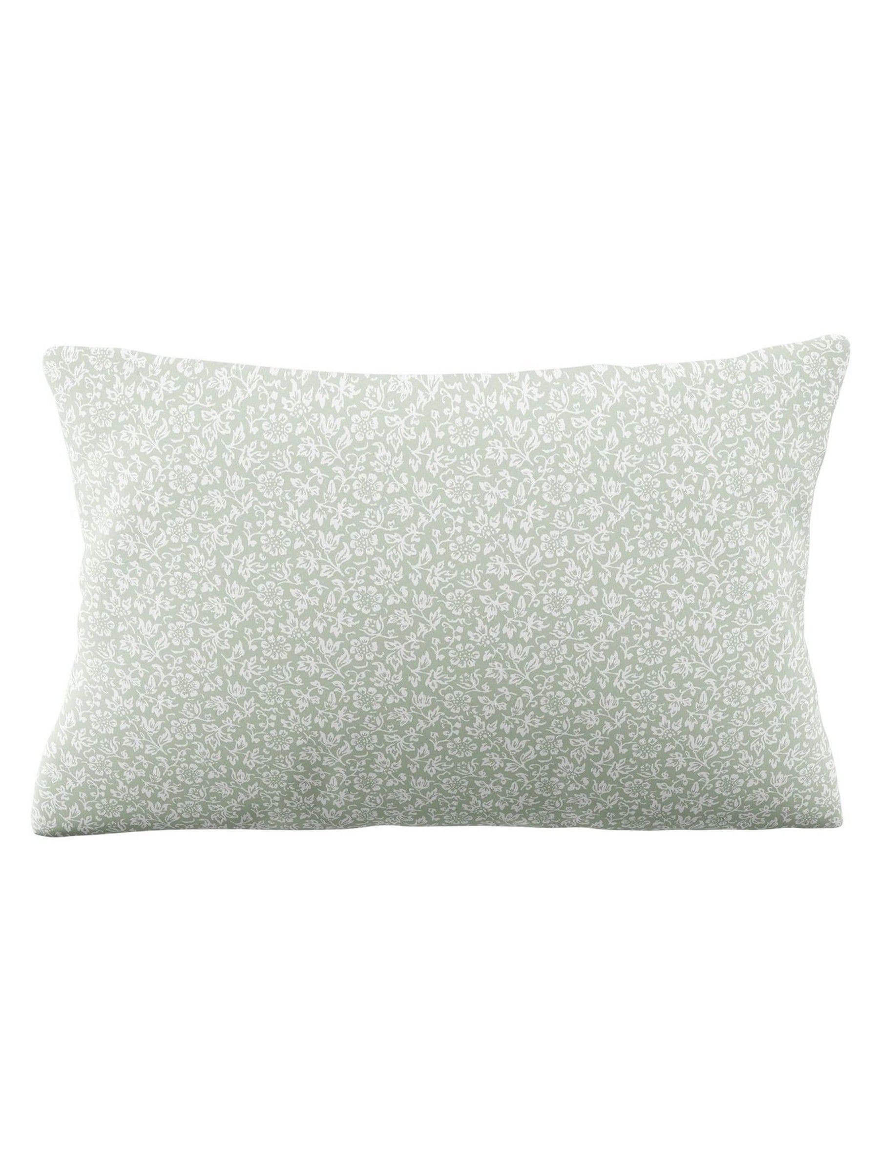 Laura Ashley Green Sage Sweet Alyssum duvet cover and pillowcase set, UK version