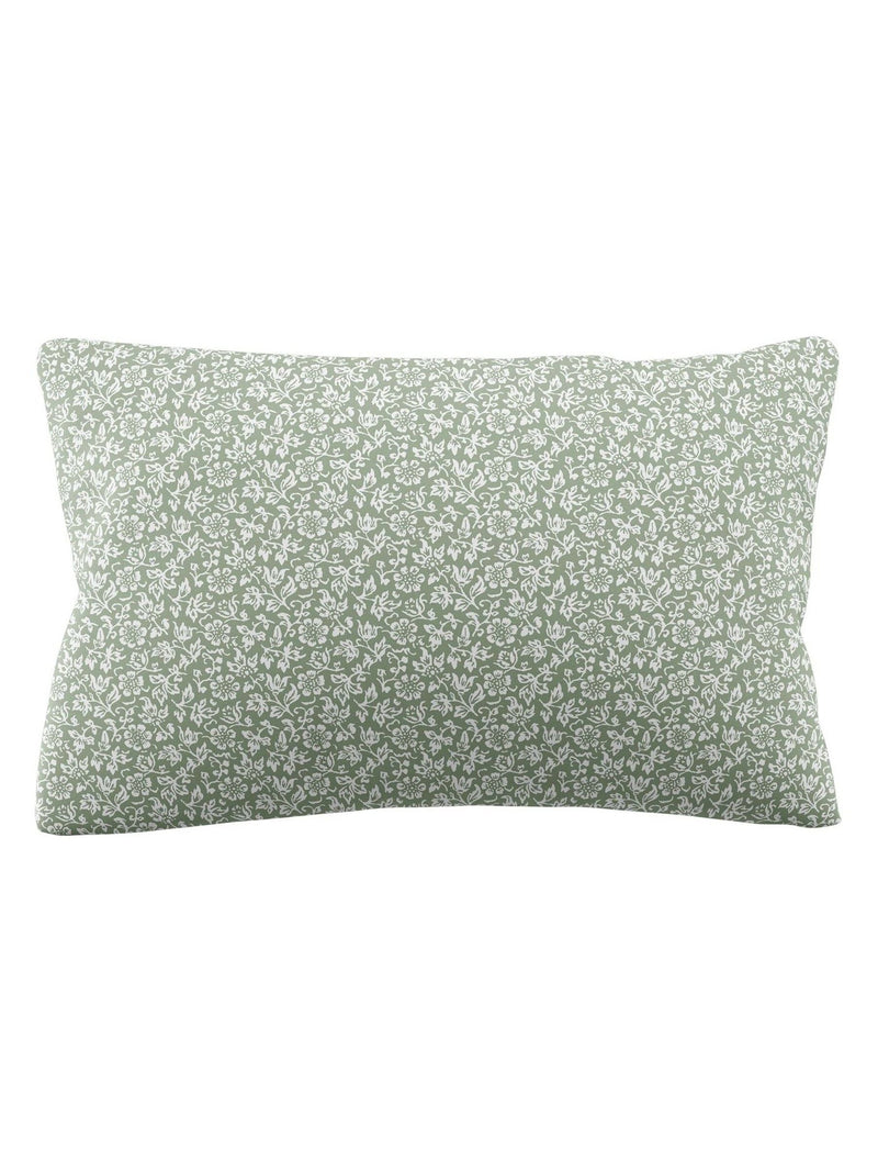 Laura Ashley Green Sage Sweet Alyssum duvet cover and pillowcase set, UK version