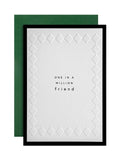 Hallmark Black White Gold Thank You Card Me Luxe 17.3cm x 11.9cm, UK version