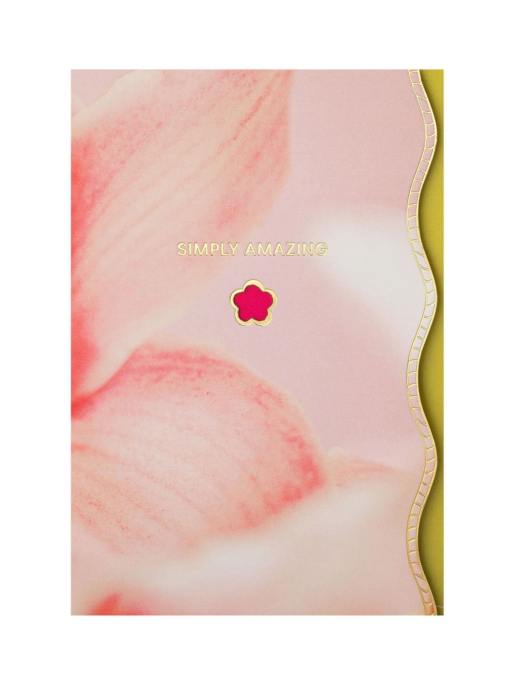 Hallmark 'Simply Amazing' greeting card Vivid Aura, UK version