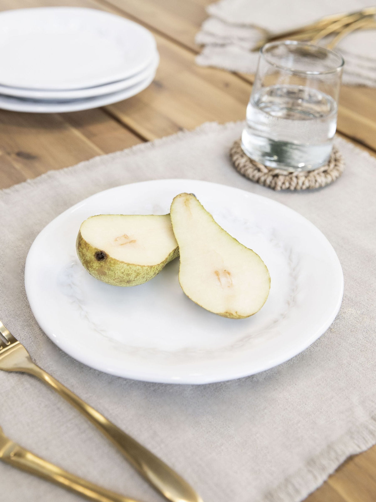 Garden Trading white Overton side plates set of 4, UK version