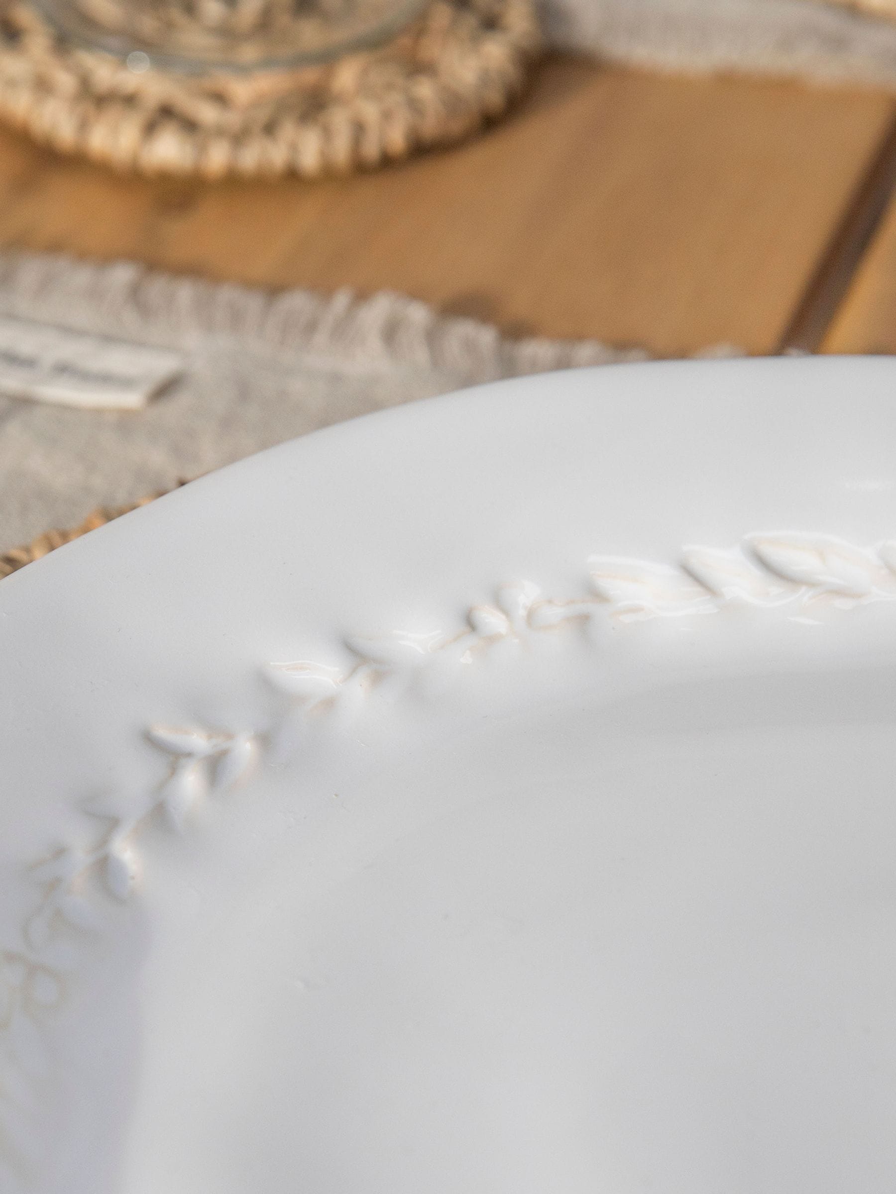 Garden Trading white dinner plates set of 4, UK version