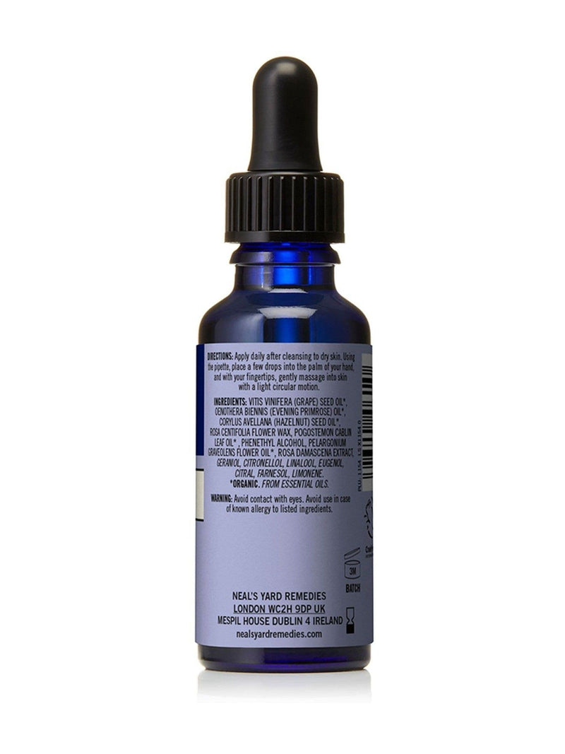 Neals Yard Remedies Rose Facial Oil 28ml, imported from the UK