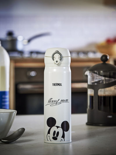 Thermos White Direct Drink Flask Disney Mickey Mouse Signature Insulated Drink Flask 470ml