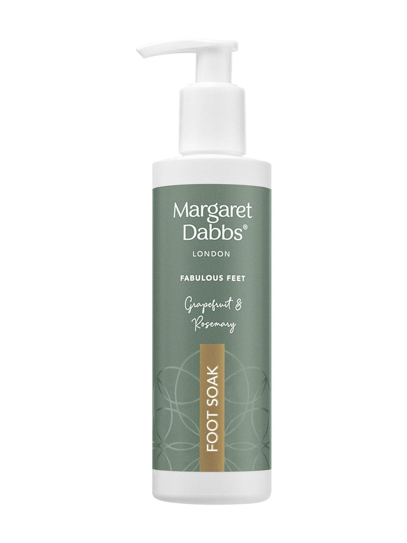 Margaret Dabbs London hydrating foot soak limited edition Grapefruit & Rosemary, imported from the UK