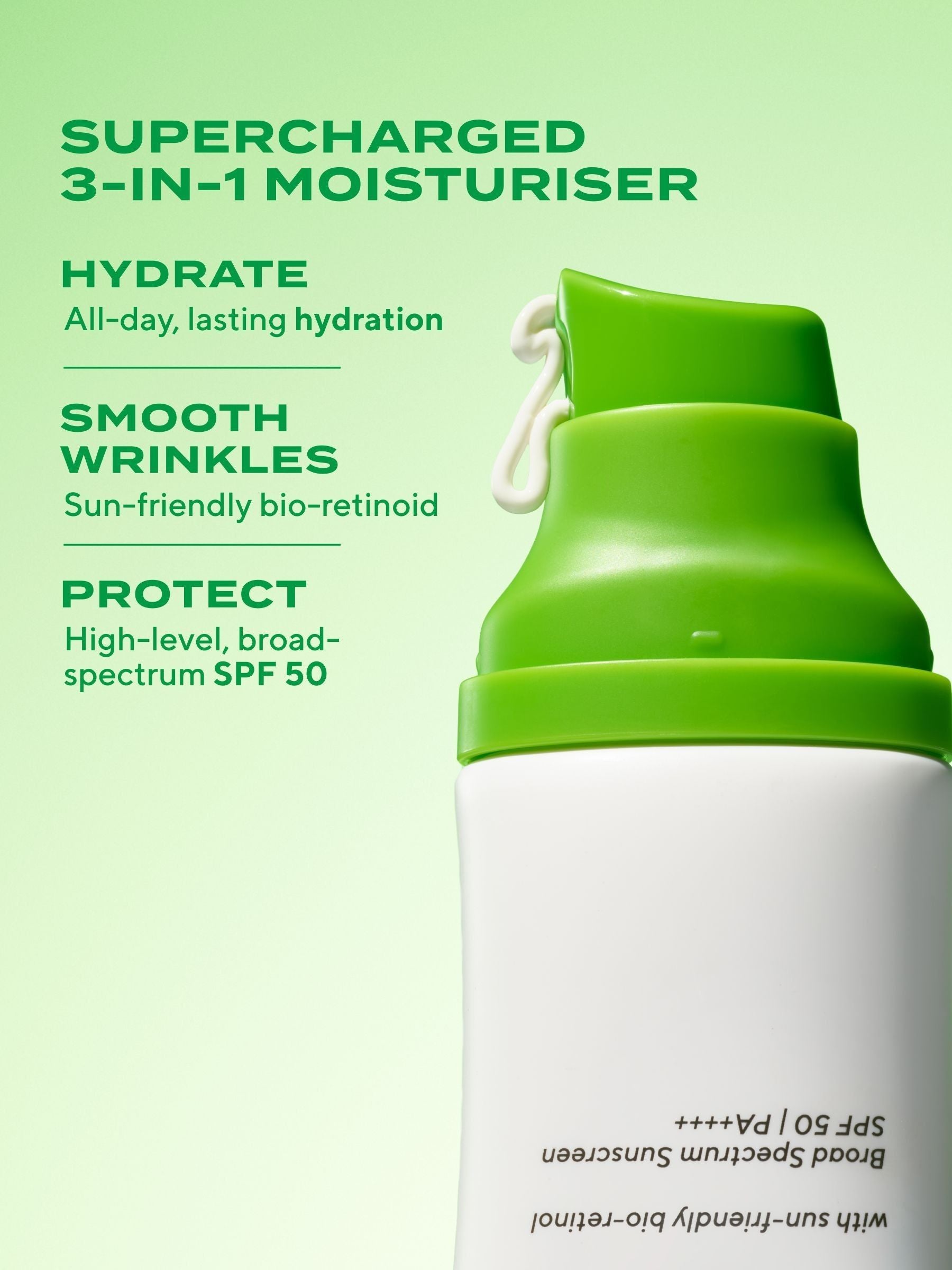Murad Superactive Moisturizer SPF50 Wrinkle Fighting 50ml, imported from the UK
