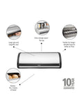 Brabantia Matt Steel Fingerprint Proof Roll Top Bread Bin
