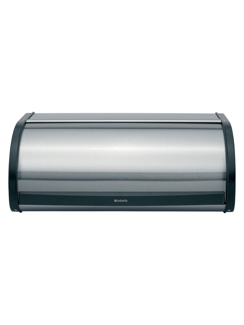Brabantia Matt Steel Fingerprint Proof Roll Top Bread Bin